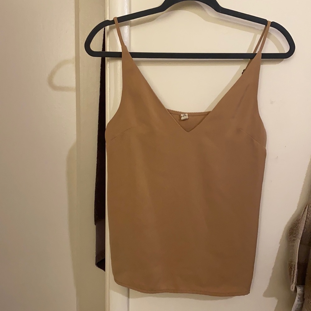 State of being tan women’s tank size small